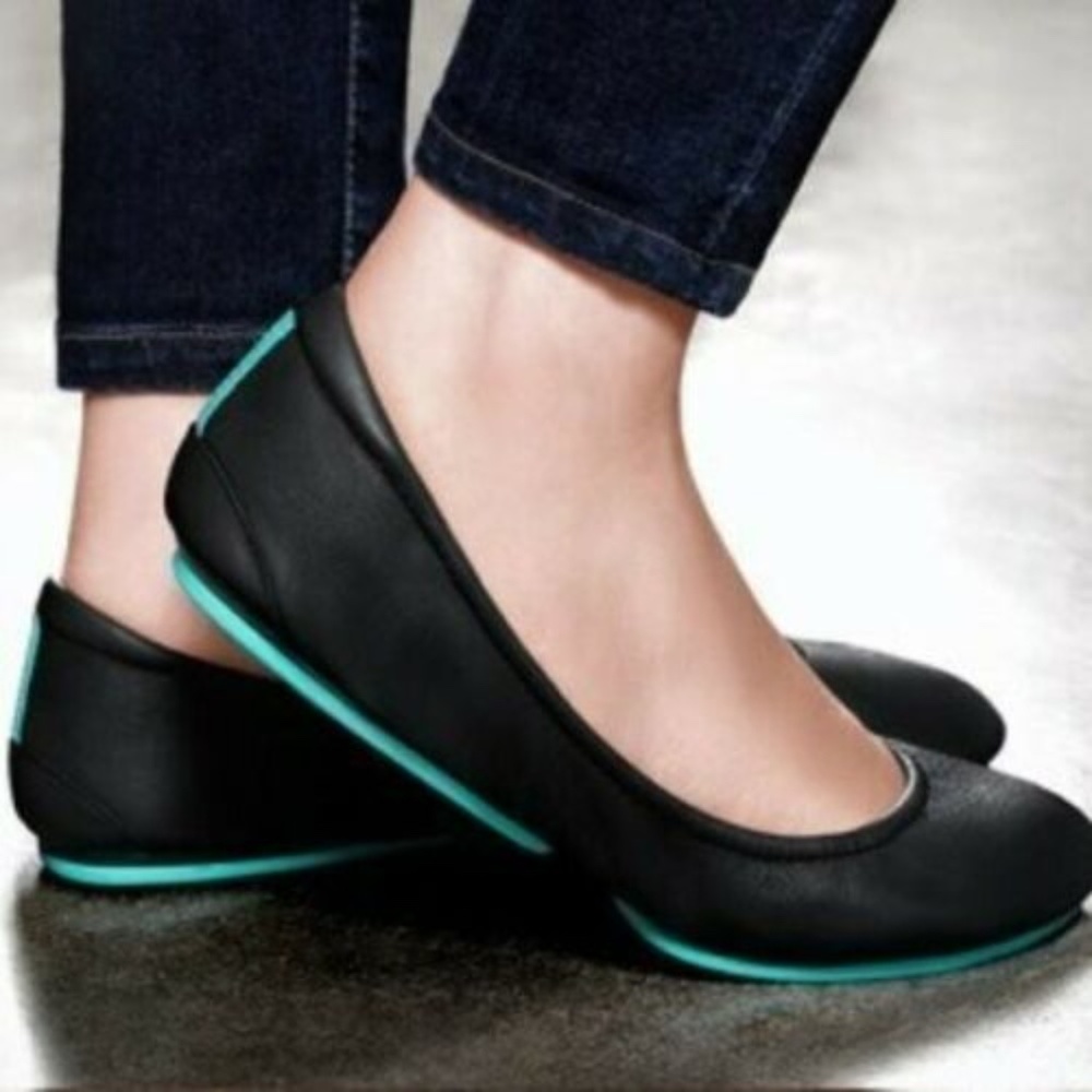 Tieks ballet flats black 6
